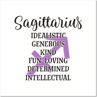 Sagittarius Sign Posters and Art